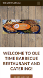 Mobile Screenshot of oletimebarbecue.com